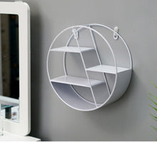 Load image into Gallery viewer, Nordic Style Metal Decorative Shelf round Hexagon storage holder rack Shelves Home wall Decoration Potted ornament holder rack
